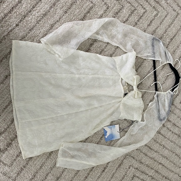 MAJORELLE White Mini Dress - Picture 6 of 9